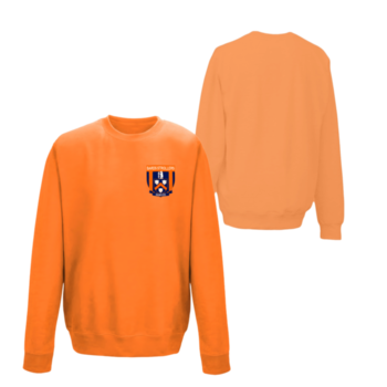Mens Bards Strollers Sweatshirt - Orange