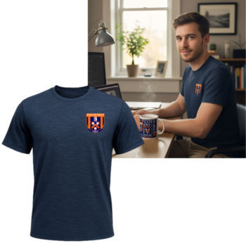 Mens Training T Shirt Navy