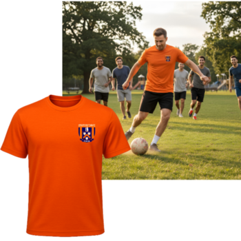 Mens Training T Shirt Orange