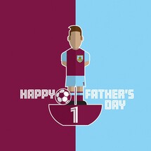 FOOTBALL FIGURE FATHERS DAY CARD