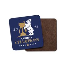 WCCC COUNTY CHAMPIONS BEAR & TROPHY COASTER