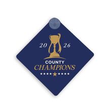 WCCC COUNTY CHAMPIONS TROPHY CAR SIGN
