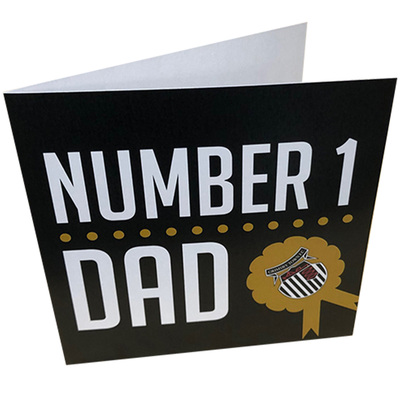 Number One Dad Card