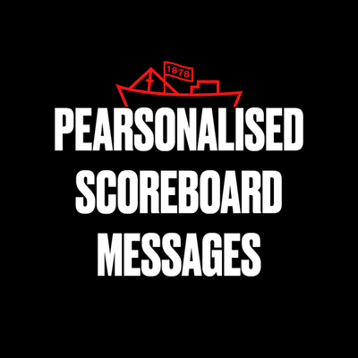 Personalised Scoreboard Message