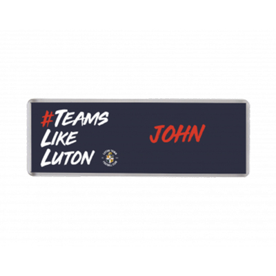 Luton Town Personalised #TeamsLikeLuton Magnet