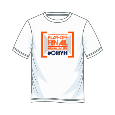 Luton Town White Play Off Final Adult Tee