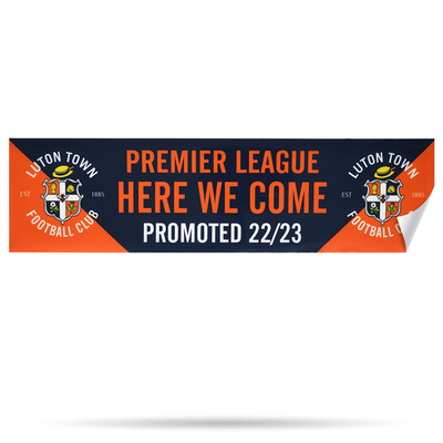 Luton Town Long Promoted Car Sticker