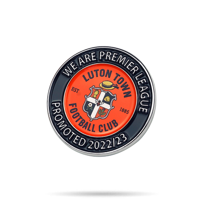 Luton Town Promoted Pin Badge