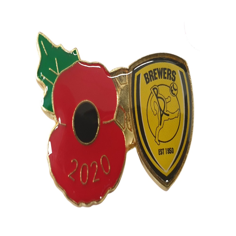 POPPY PIN BADGE 20 21 Burton Albion FC Online Shop