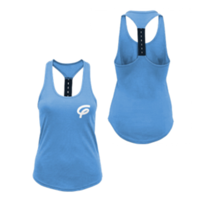 WOMENS TRIDRI PERFORMANCE STRAP BACK VEST - SAPHIRE - Adult
