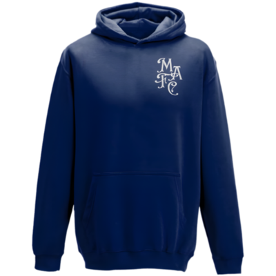 Mens MAFC Crest Hoodie - Navy - Adult