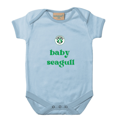 BABIES BABY SEAGULL BODYSUIT - PALE BLUE - Infant&Baby
