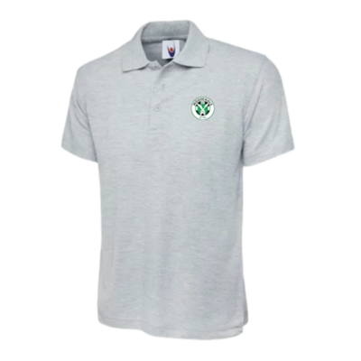 Unisex Classic Pique Polo Shirt - Heather Grey