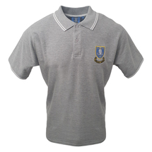  Mens Essential Twin Tipped Polo - Grey