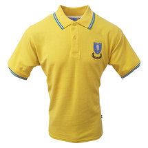  Mens Essential Twin Tipped Polo - Yellow