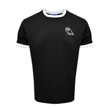  Essential Adult Retro Ringer T black/white