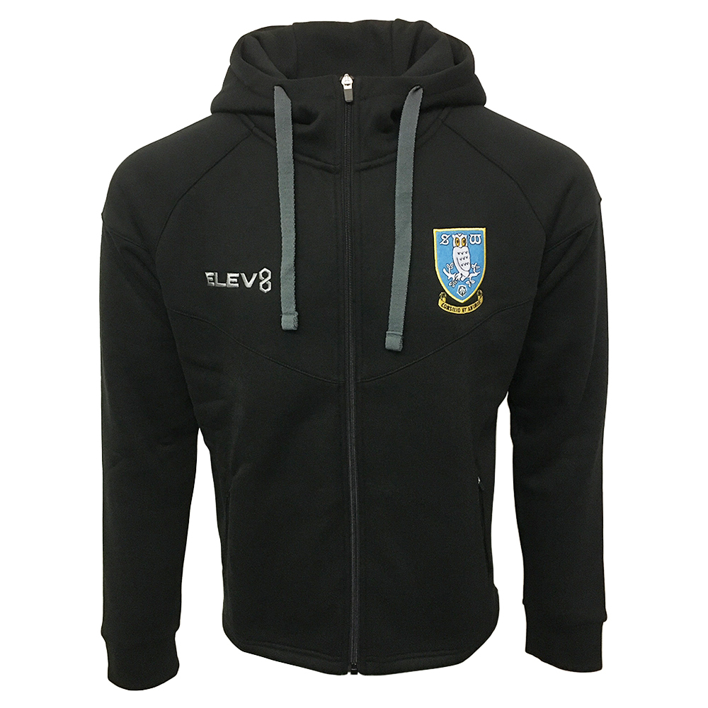 19/20 Full Zip Hoody Black Sheffield Wednesday Football Club