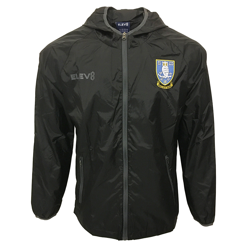19/20 Rain Jacket Black Sheffield Wednesday Football Club