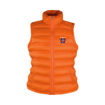 Womens Padded Gillet - Orange