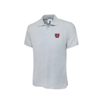 Unisex Classic Pique Polo Shirt - Heather Grey